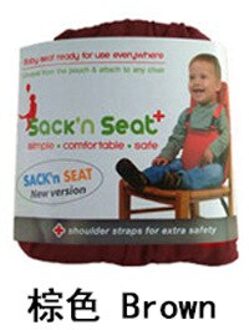 Kids Stoel Kinderstoel Reizen Opvouwbare Wasbare Baby Dining Hoge Eetkamer Cover Seat Veiligheidsgordel Feeding Baby Care Accessoires bruin