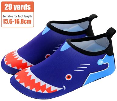 Kids Strand Water Sport Schoenen Jongens En Meisjes Antislip Sneldrogend Voor Yoga Surf Zwemmen Schoenen blauw-29