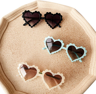 Kids Toddler Baby Heart Shaped Sunglasses Cute Fashion UV Protection Sun Glass For Boys Girls