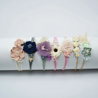 Kids Toddler Newborn Headband Baby Girl Hearband Hair Accessories Flower Girl Headwear Newborn Photography Props
