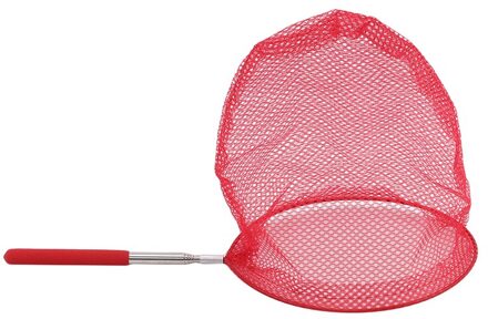 Kids Visnetten Regenboog Telescopische Vlinder Netto Insect Vangen Netten Voor Kinderen Catching Insecten Bug Kleine Vis rood