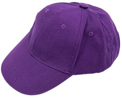 Kids Vlakte Baseball Cap Meisjes Jongens Junior Childrens Hoed Zomer-Oranje paars