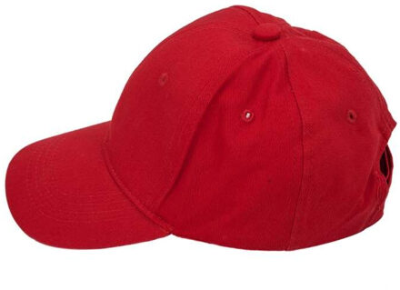 Kids Vlakte Baseball Cap Meisjes Jongens Junior Childrens Hoed Zomer-Oranje rood