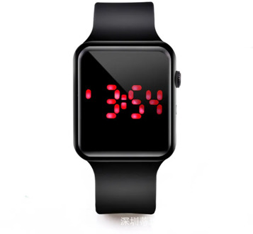 Kids Watches A Popular Sports Silicone Led Band, Watches Square and Fashionable Electronic Students Children Watch