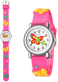 Kids watches Cute Cartoon Watchs Delicate Silicone Band Watch Reloj niño Boys Girls Christmas present Clock Quartz Wristwatch W3