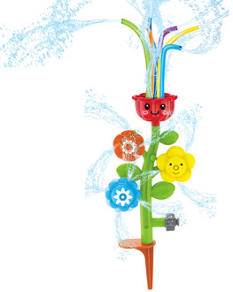 Kids Water Play Sprinkler Flower Spray Water Toy Outdoor Party For Backyard Play Pool Party Decoration