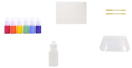 Kids Waterbasis Art Verf Set Marmering Schilderen Kit Diy Schilderij Op Water Creatieve Art Set Van 6 Kleuren acryl Verf #40