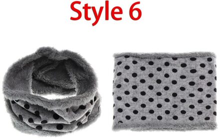 Kids Winter Warm Cirkel Sjaal Baby Jongens Meisjes Vijf Sterren Gedrukt Sjaals Kinderen Katoenen Zachte Ring Loop Sjaals Hals warmers 6