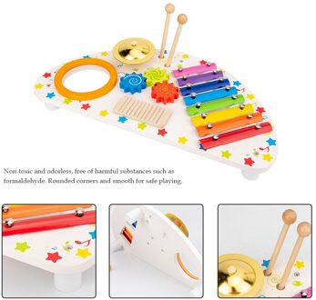 Kids Xylofoon Kleurrijke Hand Knock Xylofoon Muziekinstrument Met Hamers Educatief Speelgoed Voor Kinderen