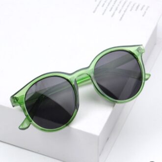 Kids Zonnebril Meisjes Kinderen Bril Jongens UV400 Lens Baby Zonnebril Leuke Brillen Shades Goggles groen