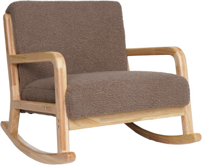 Kidsdepot schommelstoel Aiden - taupe Bruin