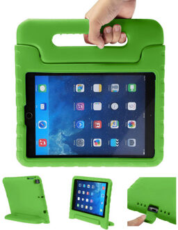 Kidsproof Backcover Met Handvat Ipad (2018) / (2017) Tablethoes - Groen