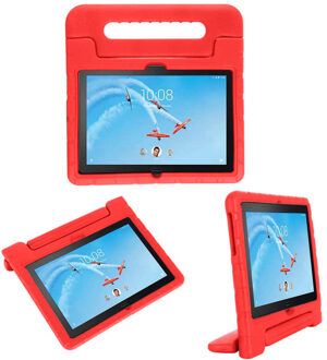 Kidsproof Backcover met handvat Lenovo Tab P10 / M10 tablethoes - Rood