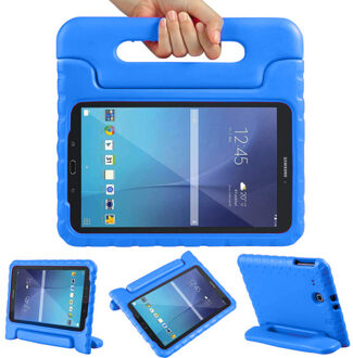 Kidsproof Backcover Met Handvat Samsung Galaxy Tab E 9.6 Tablethoes - Blauw