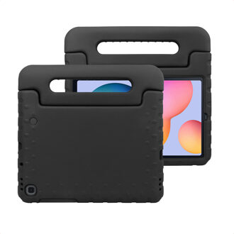 Kidsproof Backcover met handvat Samsung Galaxy Tab S6 Lite hoesje - Zwart
