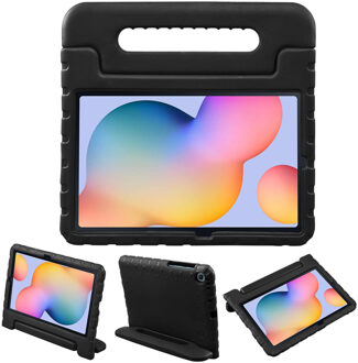 Kidsproof Backcover met handvat Samsung Galaxy Tab S6 Lite hoesje - Zwart