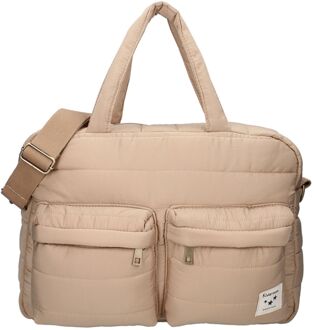 Kidzroom Care Gracious Diaperbag beige luiertas - H 28 x B 40 x D 16 cm