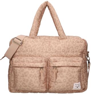 Kidzroom Gracious Diaperbag brown luiertas Bruin - H 28 x B 40 x D 16 cm