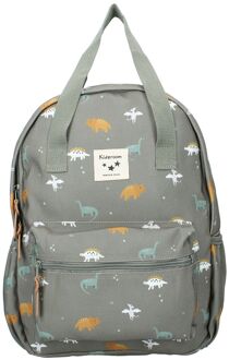 Kidzroom Little Small Talk Backpack green schooltas kind Groen - H 36 x B 27 x D 12 cm