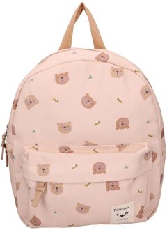 Kidzroom Little Story Backpack beige schooltas kind - H 36 x B 26 x D 9 cm