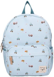 Kidzroom Little Story Backpack blue schooltas kind Blauw - H 36 x B 26 x D 9 cm