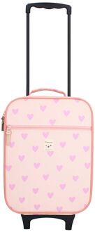 Kidzroom Magical Meadows Troley pink kinderkoffer zachte koffer Roze