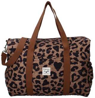 Kidzroom Mini Mamas Diaperbag beige damestas luiertas - H 30 x B 46 x D 19 cm