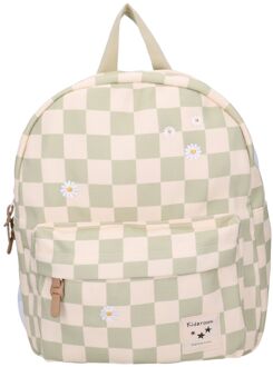 Kidzroom Nostalgia Backpack green schooltas kind Groen - H 31 x B 26 x D 9 cm