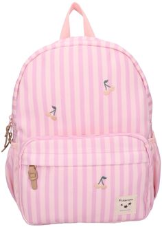 Kidzroom Nostalgia Backpack pink schooltas kind Roze - H 31 x B 26 x D 9 cm