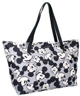 Kidzroom Shopping Tas Mickey Mouse Overal Grijs
