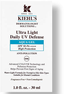Kiehl's Ultra Light Daily UV Defense Aqua Gel SPF 50 PA++++ (Various Sizes) - 30ml