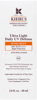 Kiehl's Ultra Light Daily UV Defense SPF 50 PA++++ - Face - zonnebrand - 60 ml