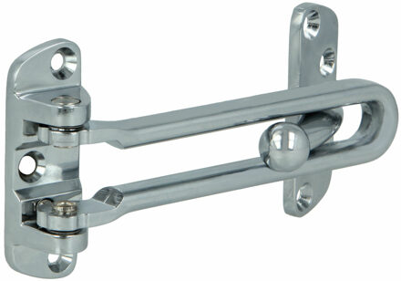 kierstandhouder - 1x - 120mm - zilver - incl schroeven - inbraakbeveiliging