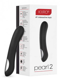 Kiiroo Pearl 2 Interactive G-Spot Vibrator Zwart - GEEN