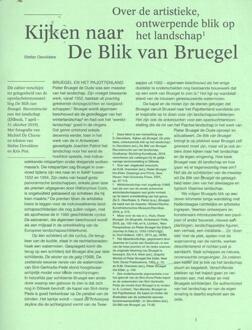 Kijken Naar De Blik Van Bruegel - (ISBN:9789491789212)