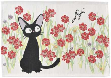 Kiki's Delivery Service Cloth Lunch Napkin Jiji Red Flowers
