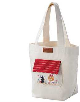 Kiki's Delivery Service Tote Bag Jiji in the flowers
