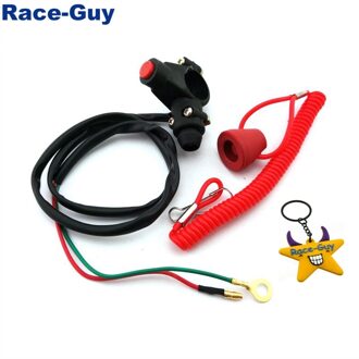 Kill Stop Tether Open Veiligheid Drukknop Voor 2 Takt Pocket Dirt Bike Chinese Mini Moto Kids Atv Quad 4 Wheeler