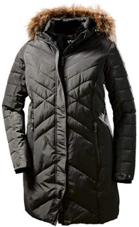 Killtec Quilted Casual Winterjas Dames 3XL/58 Antraciet