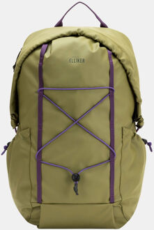 Kiln Hooded Zip Top Rugzak Groen - One size