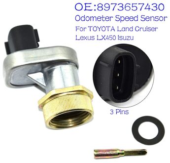 Kilometerstand Speed Sensor 8973657430 Voor Toyota Land Cruiser Lexus LX450 Isuzu 8972565260 8971297270 83181-20040 949973-0510