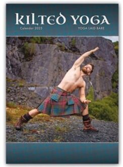 Kilted Yoga A3 Calendar 2025 - A3-Posterkalender (Browntrout) - Calendars, Carousel