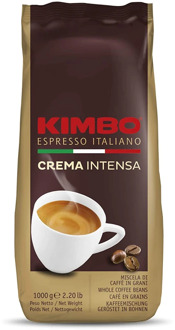 Kimbo Coffee Beans Whole-Cream Intense-Medium Toasting (bag 1kg)