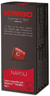 Kimbo coffee Capsules Compatible Nespresso Naples (10x10 capsules)