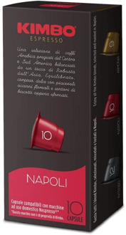 Kimbo coffee Capsules Compatible Nespresso Naples (10x10 Capsules)