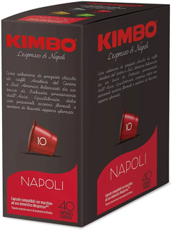 Kimbo coffee Capsules Compatible Nespresso - Napoli (4x40 capsules)