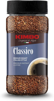 Kimbo Premium Instant Coffee-Classic-Toasted Medium (6 jars 100g)