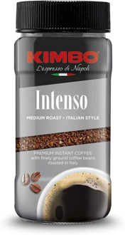 Kimbo Premium Instant Coffee-Intense-Toasted Medium (6 jars 90g)