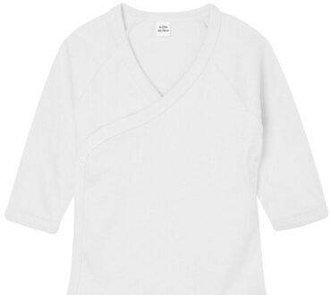 Kimono babypakje met lange mouwen Wit - 80