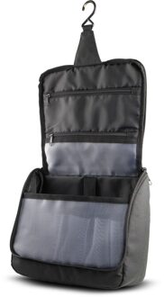 Kimood Hangende toilettas - make-up tas - zwart - Op Reis - 23 x 19 cm - volwassenen en kinderen